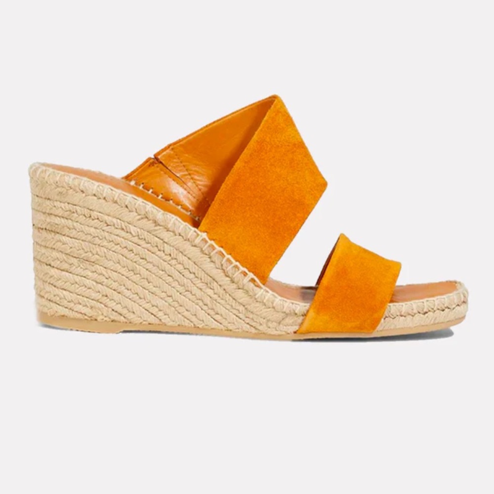 VINCE | Espadrille Wedges Garlin Gaelin Suede Sandal 8.5